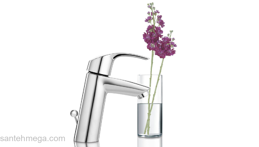 Смеситель для раковины GROHE Eurosmart 23323001. Фото