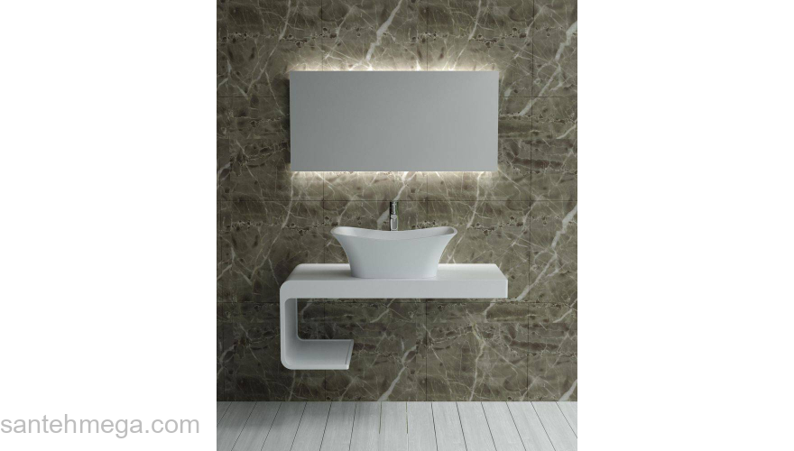 Раковина NS BATH NST-5836G (глянцевая) 58х36. Фото