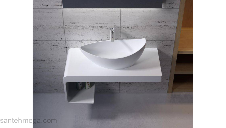 Раковина NS BATH NST-6733G (глянцевая) 68х33. Фото