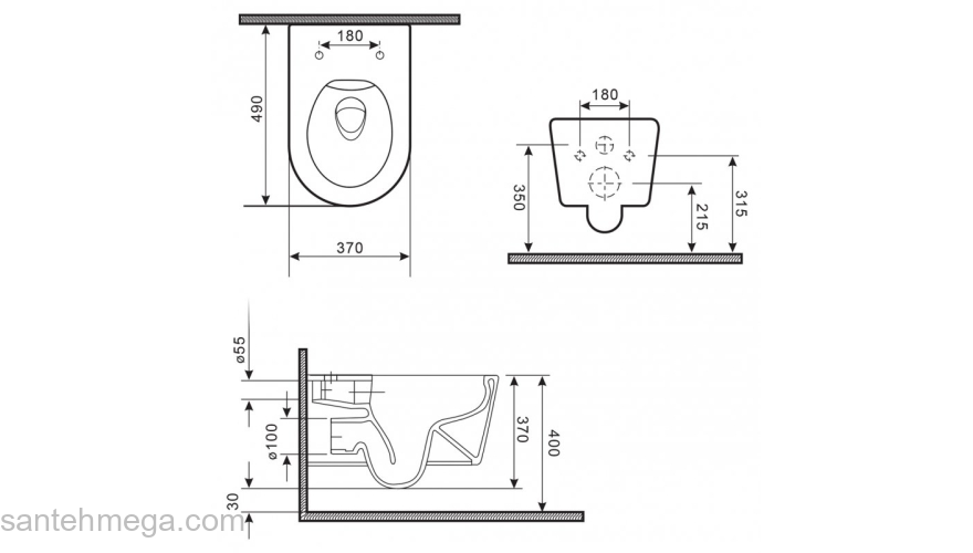 Чаша унитаза безободкового подвесного BELBAGNO Colorato Beige BB013CHR-H316. Фото