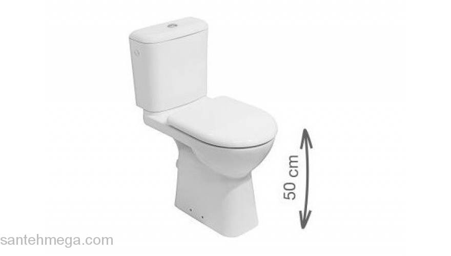 Унитаз напольный с высокой чашей JIKA OLYMP 2361.6.000.000.1. Фото