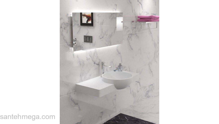 Раковина NS BATH NSS-9052G (глянцевая) 90х50. Фото