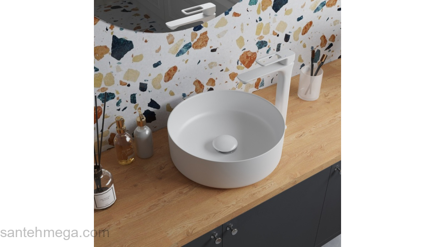 Выпуск для умывальника без перелива Optima Home белый матовый IDDIS OPHWM00i88. Фото