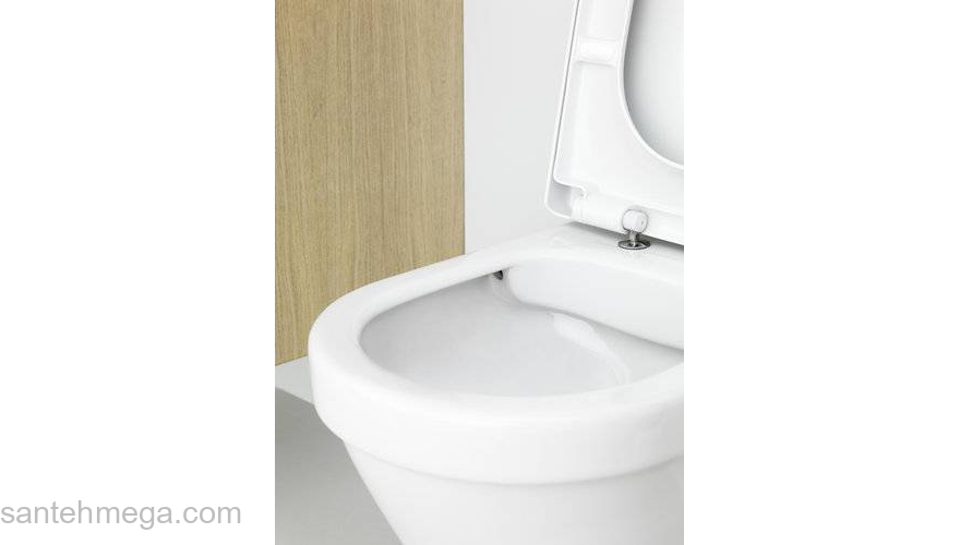 Унитаз подвесной GUSTAVSBERG Hygienic Flush с сиденьем 5G84HR01. Фото