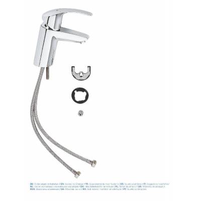 Смеситель для раковины GROHE Eurosmart 32467002. Фото