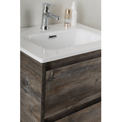 Тумба под раковину подвесная BELBAGNO KRAFT 39-600/390-2C-SO-PP Pino Pasadena. Фото