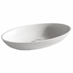 Раковина ACQUABELLA COLEZZIONI 58х38 LAVABO_ON-TOP_OVAL_SLATE_BLANCO Раковина ACQUABELLA COLEZZIONI 58х38 LAVABO_ON-TOP_OVAL_SLATE_BLANCO. Фото