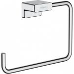 Кольцевой держатель полотенец AddStoris Hansgrohe 41754000, хром Кольцевой держатель полотенец AddStoris Hansgrohe 41754000, хром для ванной комнаты. Фото