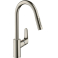 Смеситель для кухни Hansgrohe Focus под сталь 31815800. Фото